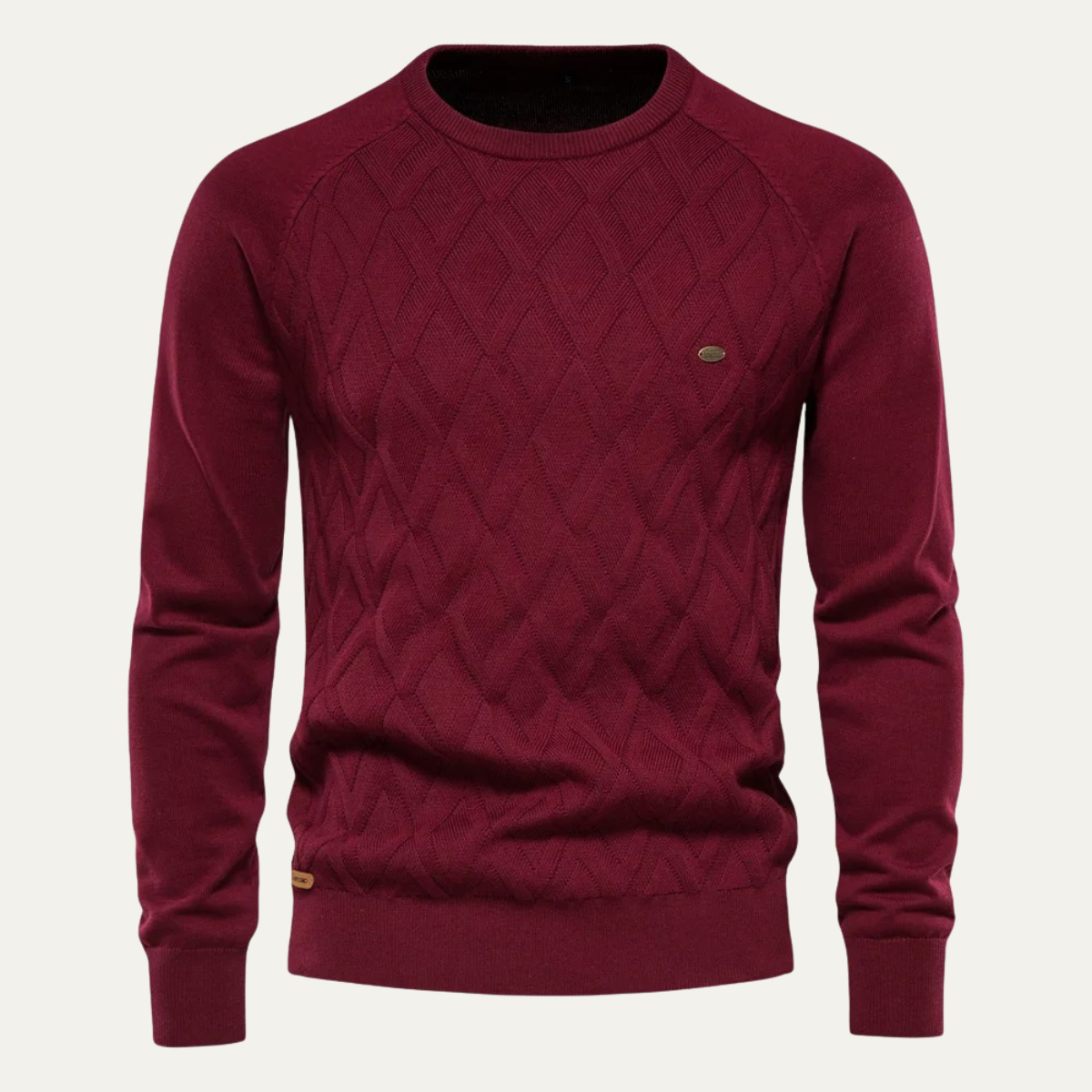 The Cannobio Men’s Classic Cable Knit Crew Neck Jumper