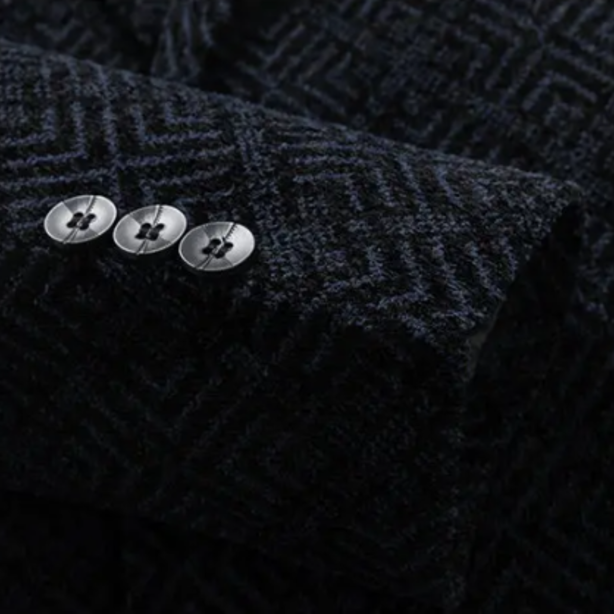 The Hatfield Men's Elegant Wool Suit Blazer Jacket