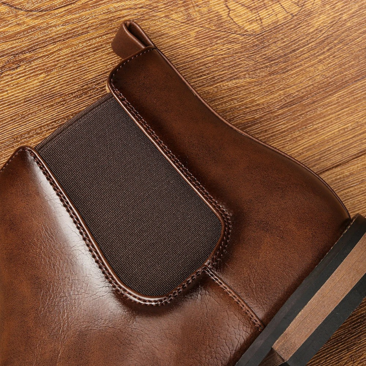 The Surrey Hills Men’s Leather Slip On Ankle Chelsea Boots