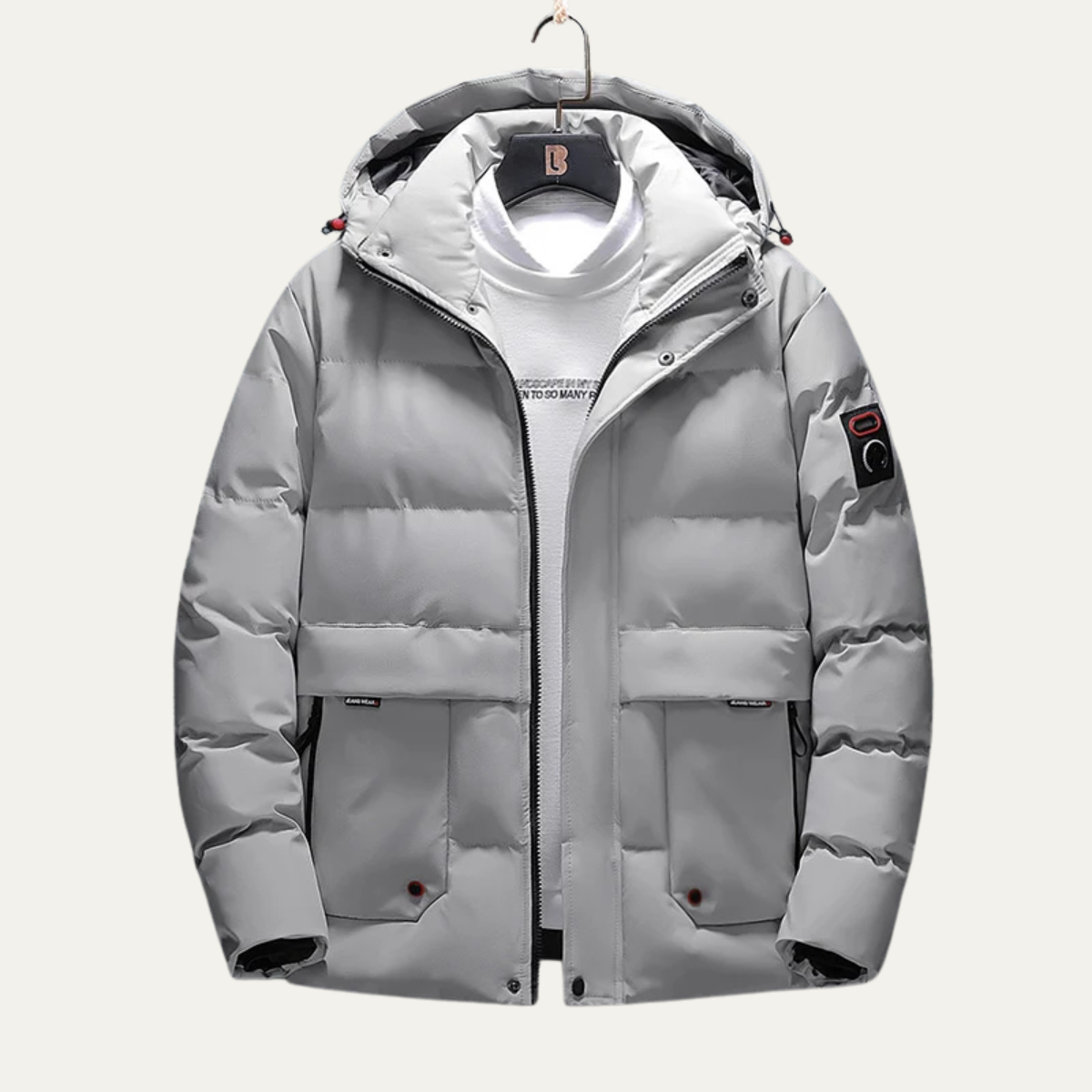 The Stirling Men’s Men’s Thick Warm Hooded Puffer Jacket