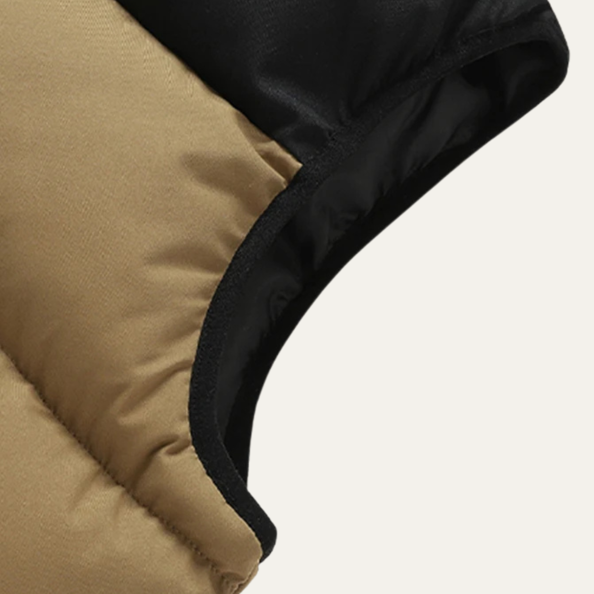 The Praiano Men’s Two Tone Hooded Puffer Gilet Winter Waist Coats