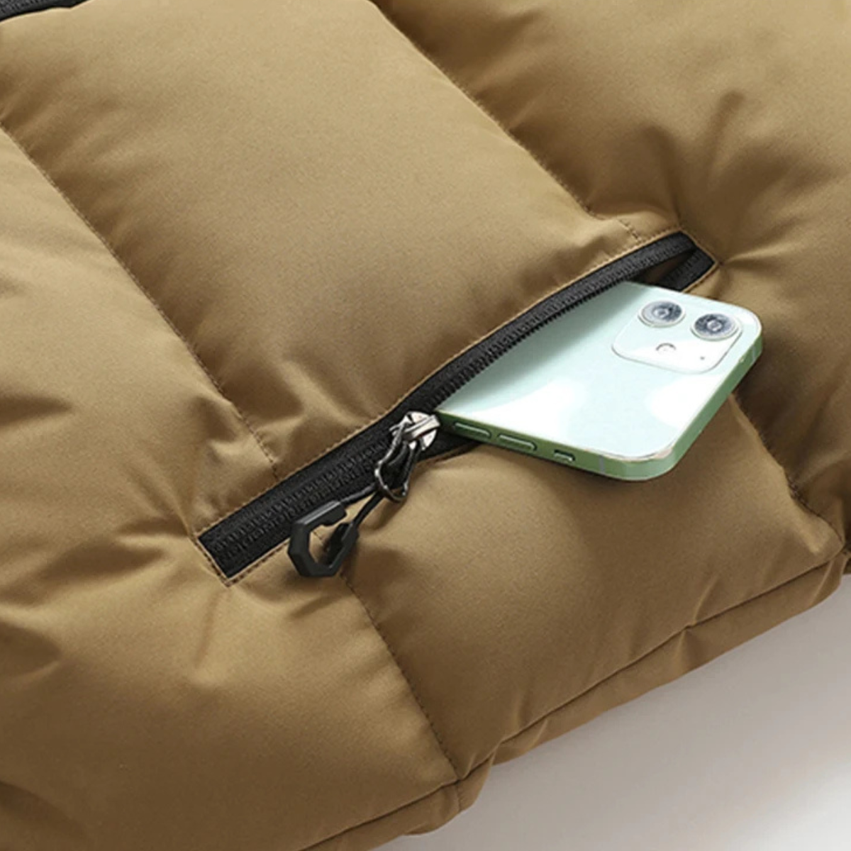 The Praiano Men’s Two Tone Hooded Puffer Gilet Winter Waist Coats