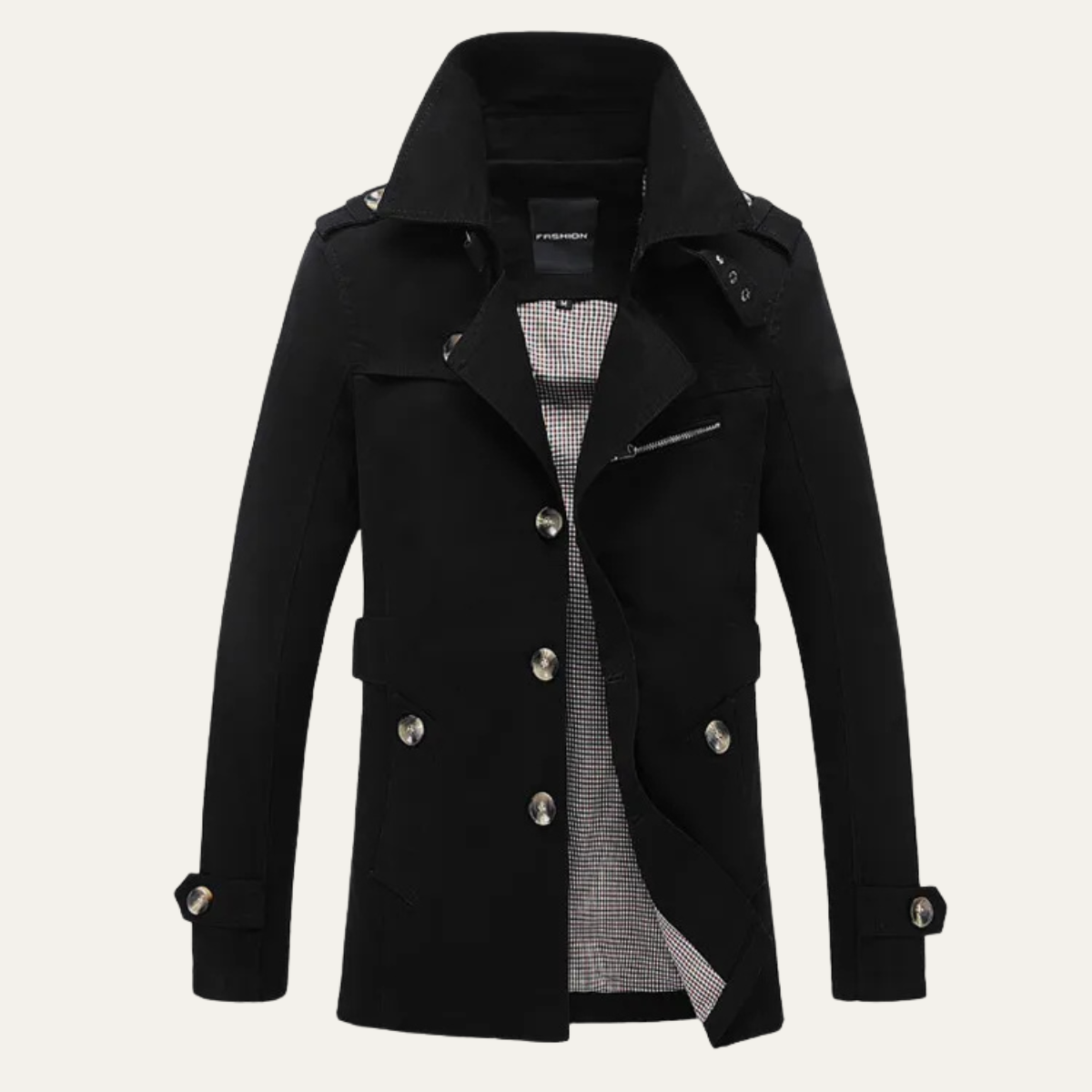 The Bramwell Men’s Classic Double Breasted Trench Coat