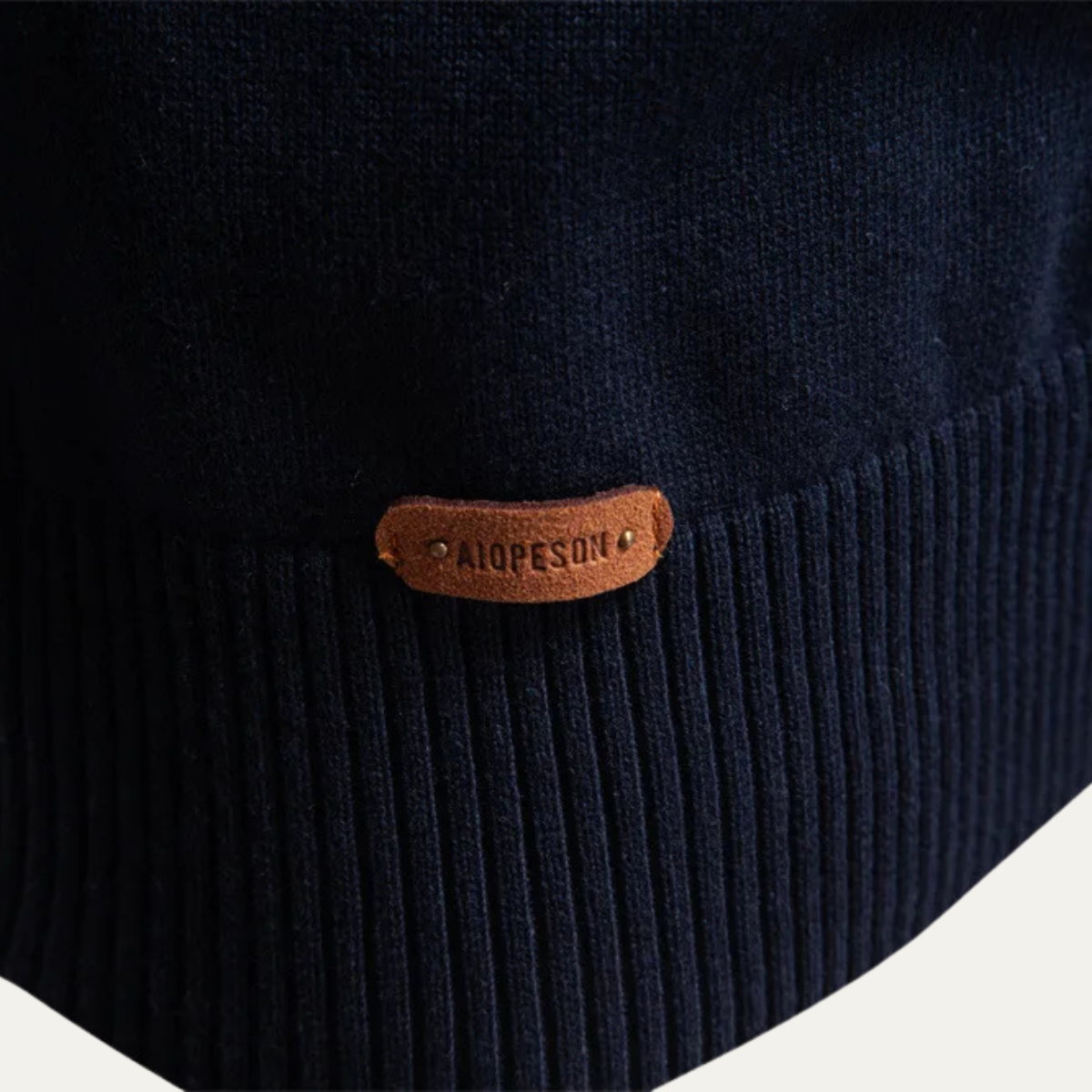 The Cotswolds Men’s Business Knit Quarter Zip Jumper