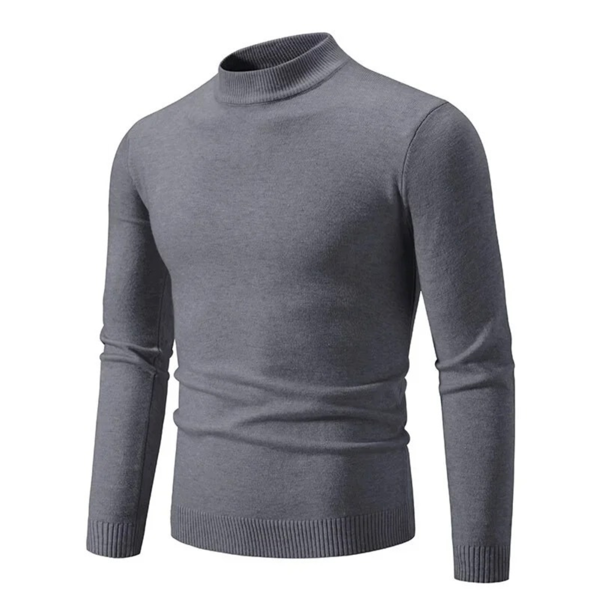 The Sarentino Men’s Turtleneck Slim Fit Warm Knit Jumper