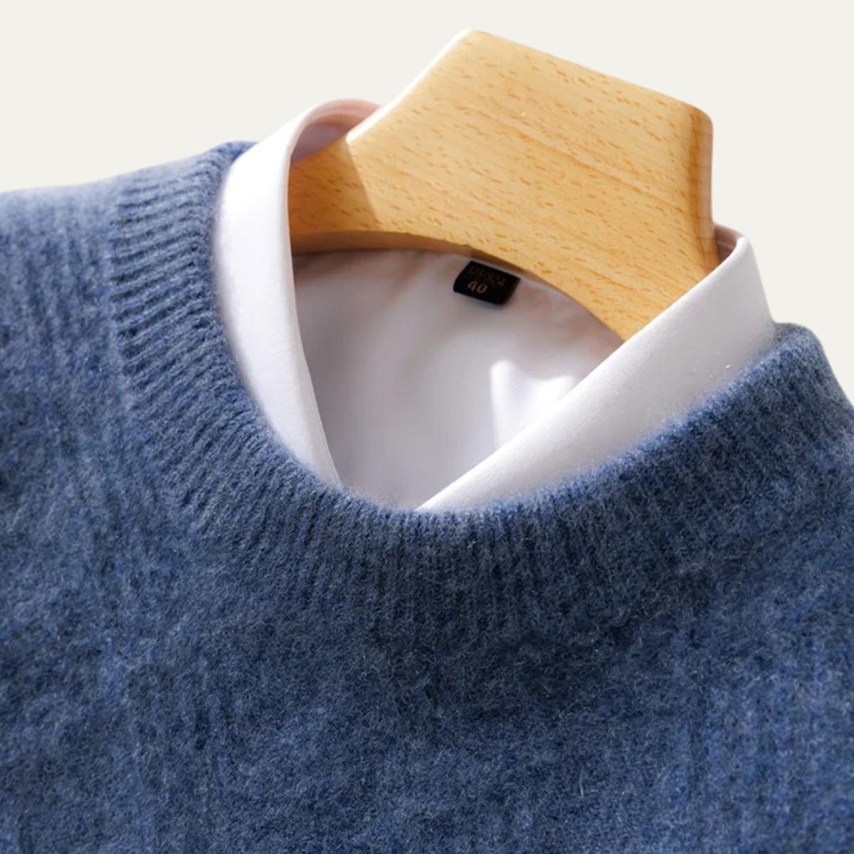 The Inverness Men’s Warm Winter Knit Wool Jumper