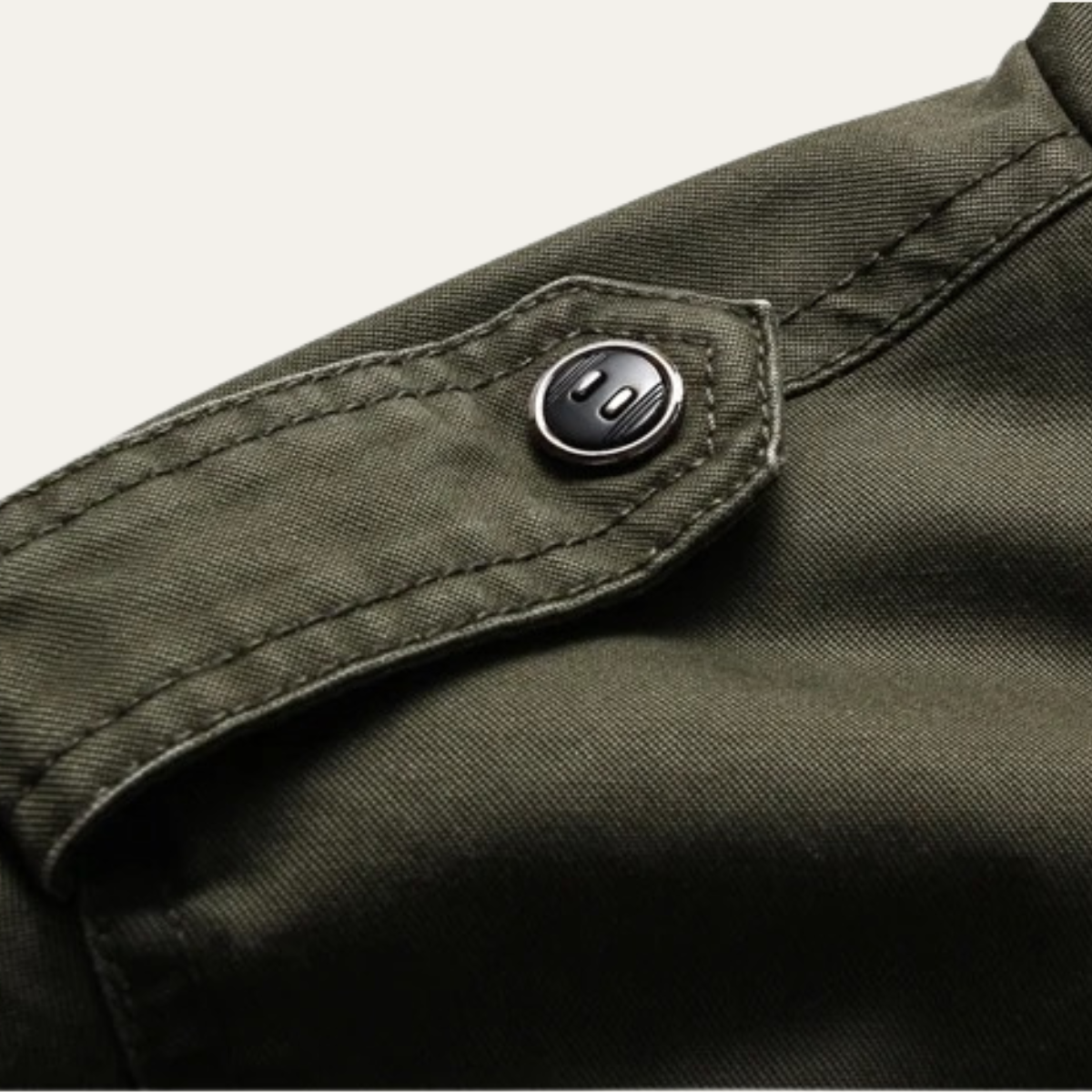 The Aberdeen Men's Trendy Cargo Cotton Jacket with Pockets