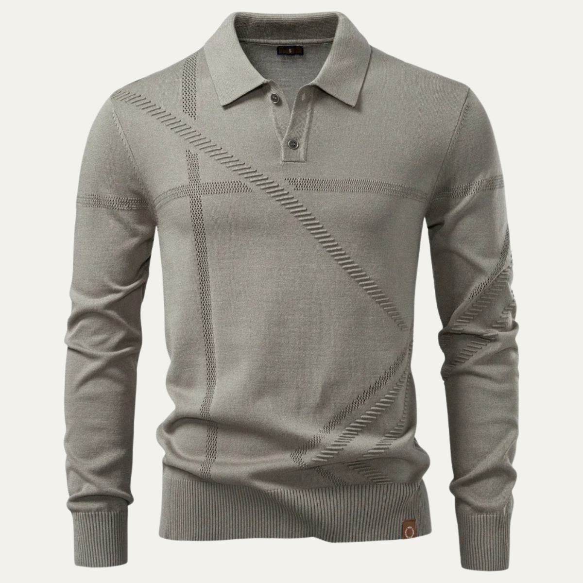 The Battersea Men's Lightweight Knit Polo Jumper