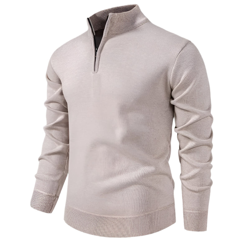 The Warwick Quarter Zip Jumper-The British Gentlemen