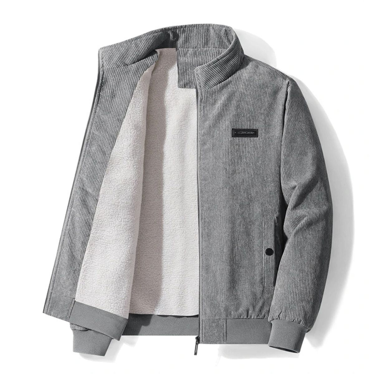The Milton Fleece Lined Modern Corduroy Jacket for Men