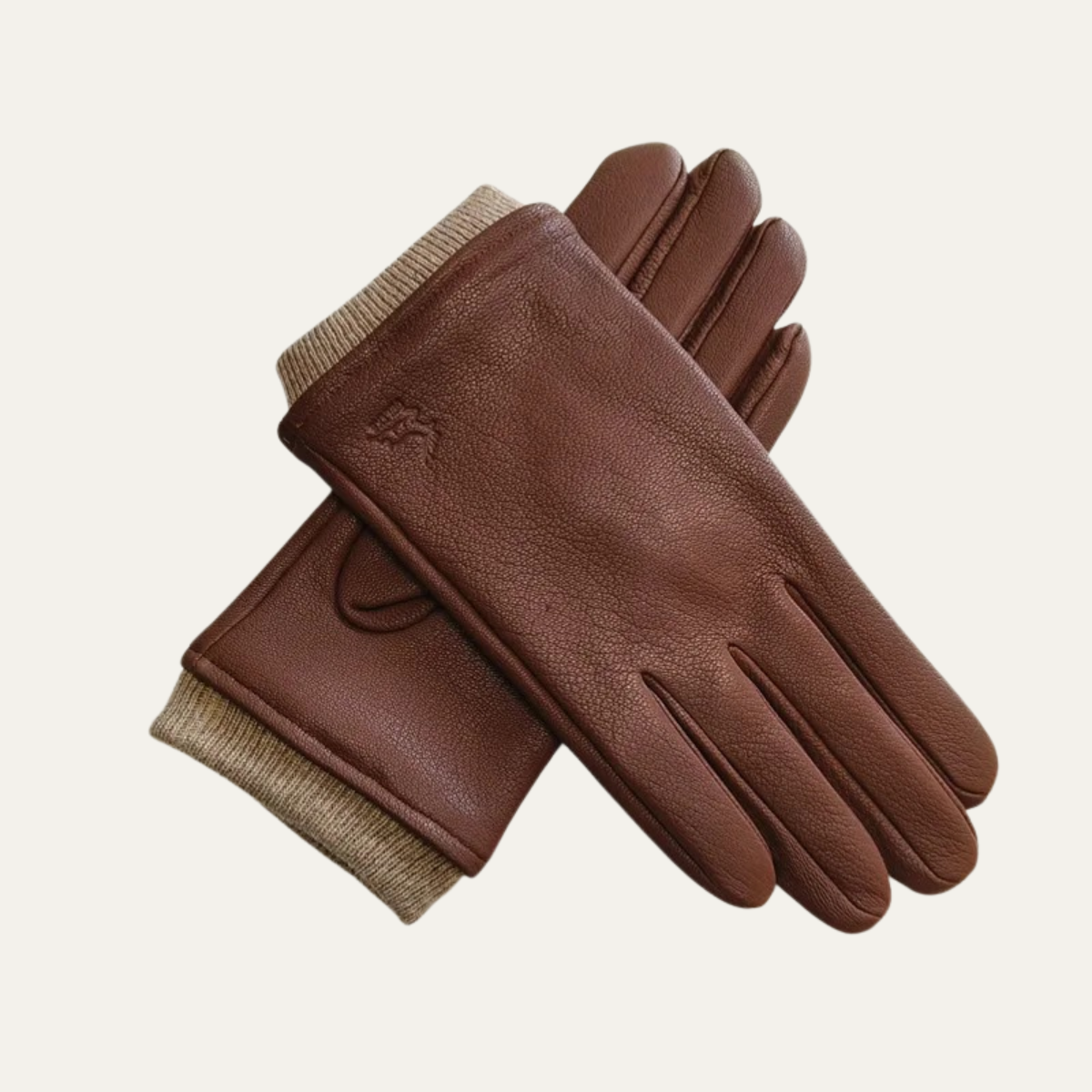 The Palermo Men's Leather Warm Wool Lined Winter Driving Gloves