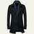 The Siena Men's Wool Blend Long Trench Coat with Lapel Collar