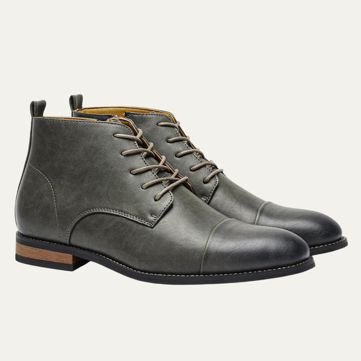 The Rapallo Men’s Classic Side Zip Leather Ankle Boots