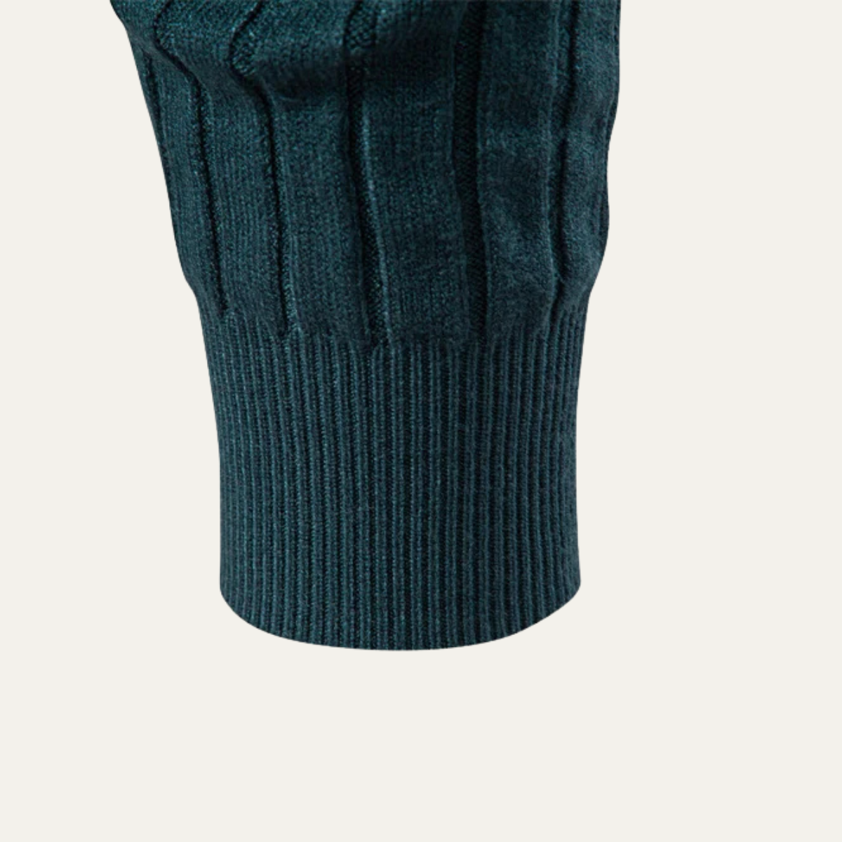 The Broadway Men’s Ribbed Turtleneck Winter Knit Jumper