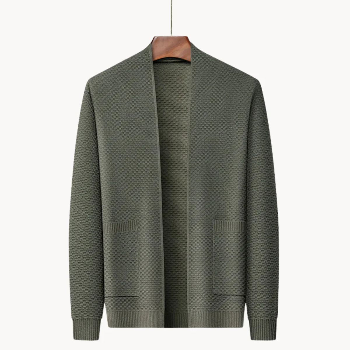 The Oslo Knit Cardigan – Men’s Open Front Casual Jumper