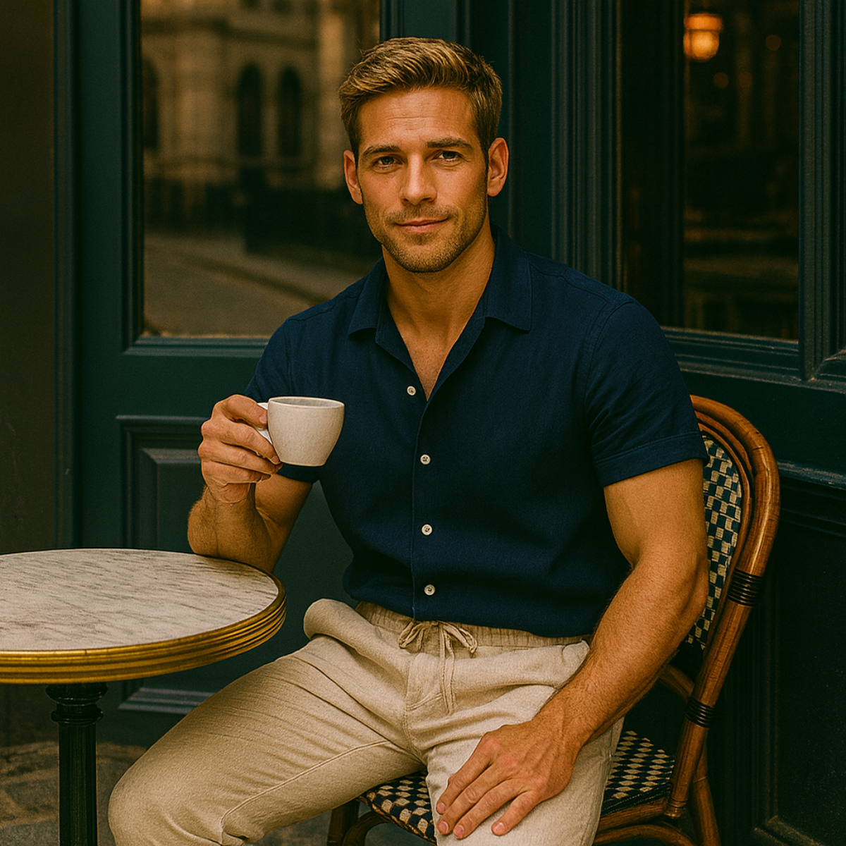 The Amalfi Linen Set – Summer Shirt & Trousers for Men