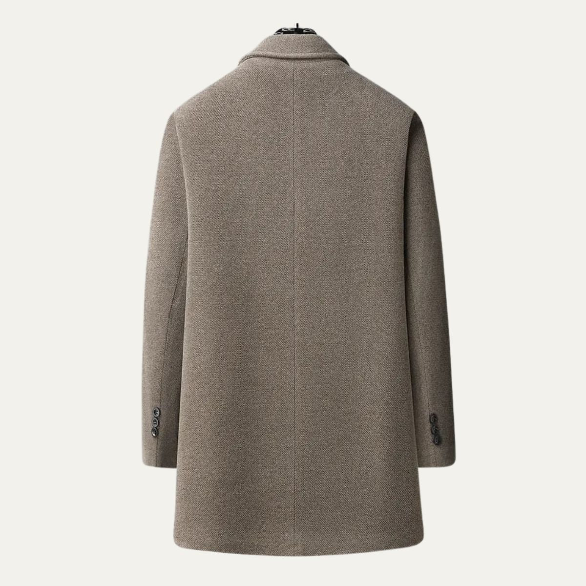 The Ortigia Men’s Wool Blend Winter Business Long Coat