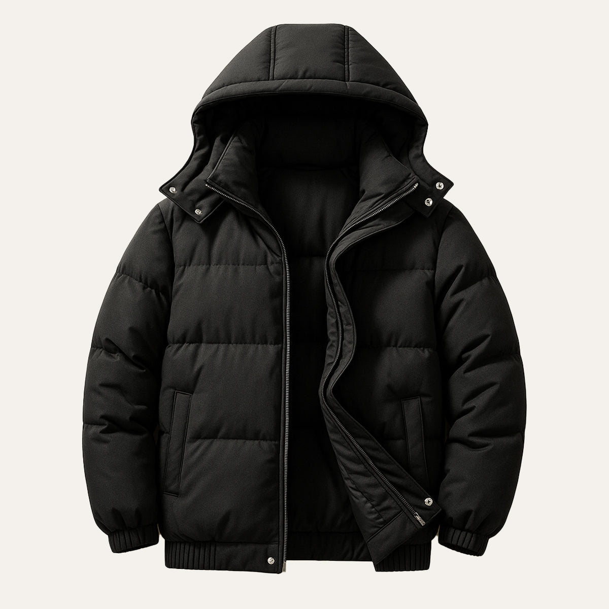 The Berlin Men's Hooded Puffer Jacket - Waterproof Down Parka