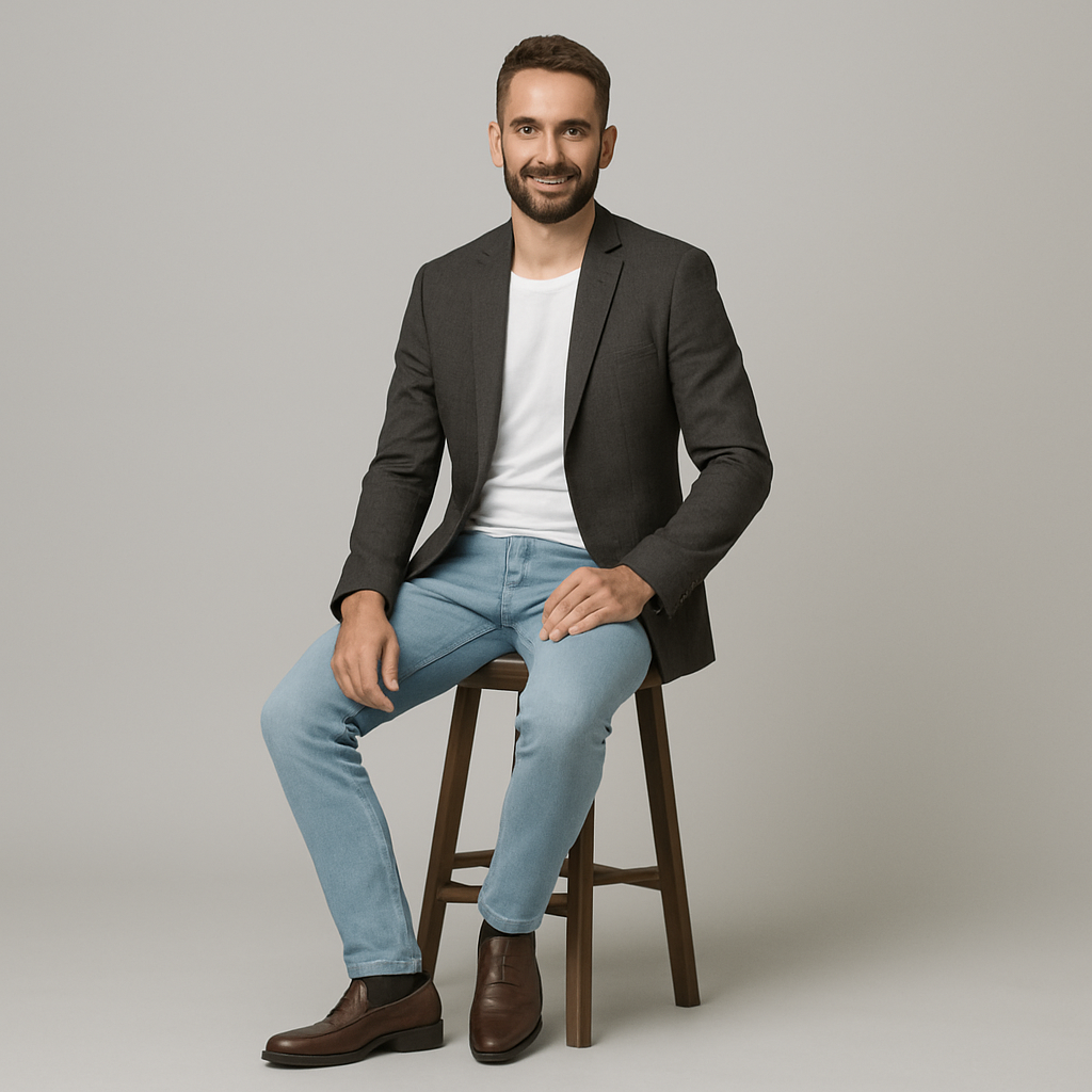 Men's Leather Loafers Classic Comfortable Slip-On-The British Gentlemen