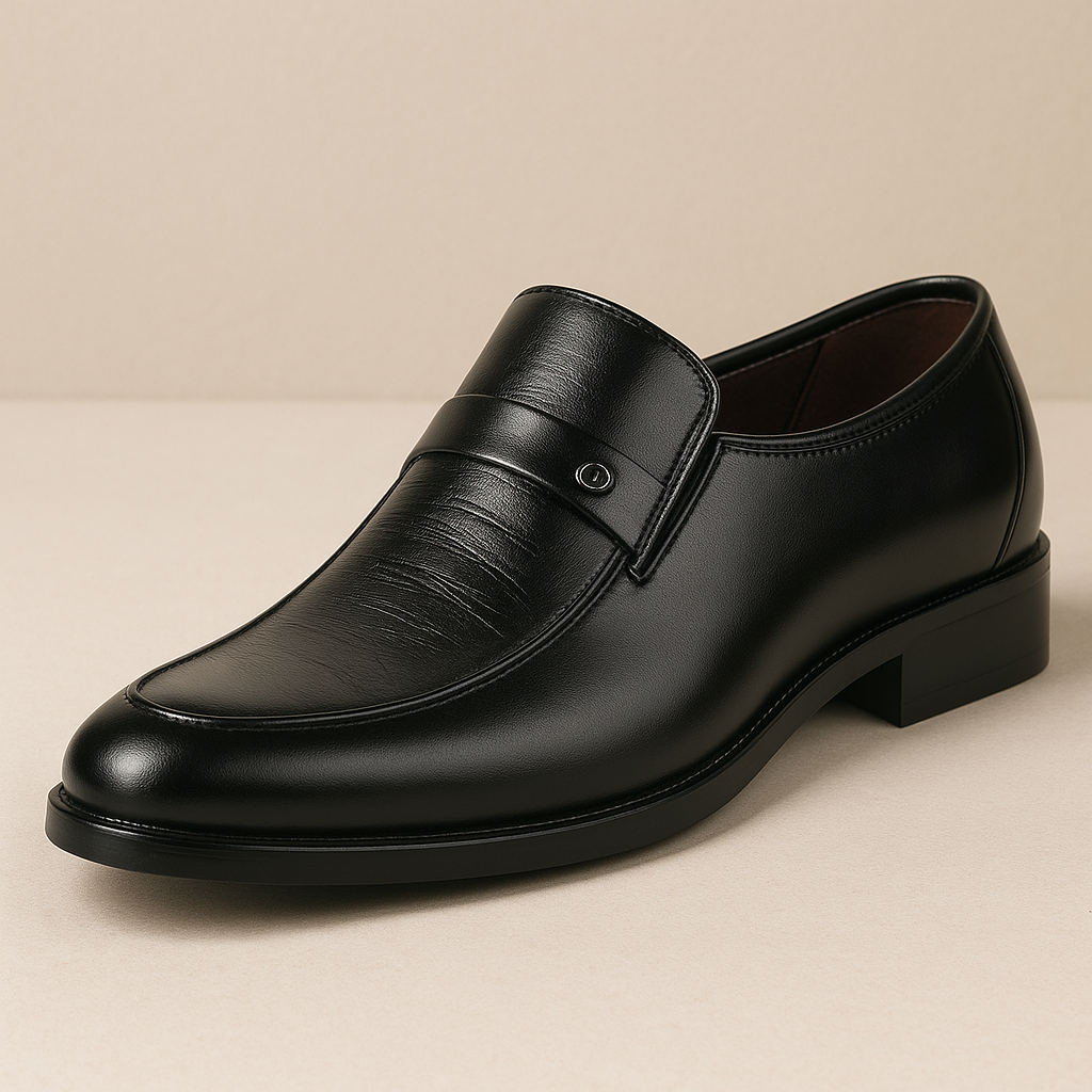 Men’s Classic Leather Loafers-The British Gentlemen
