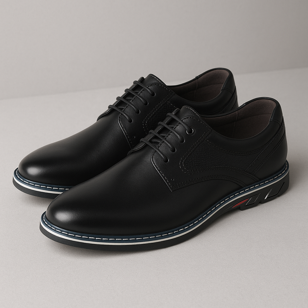 Men's Leather Oxford Shoes Comfort-The British Gentlemen