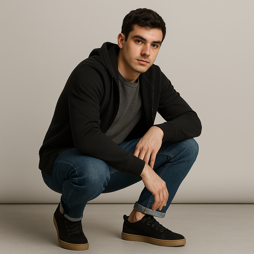 Men’s Suede High-Top Sneakers – Lightweight & Casual Comfort-The British Gentlemen