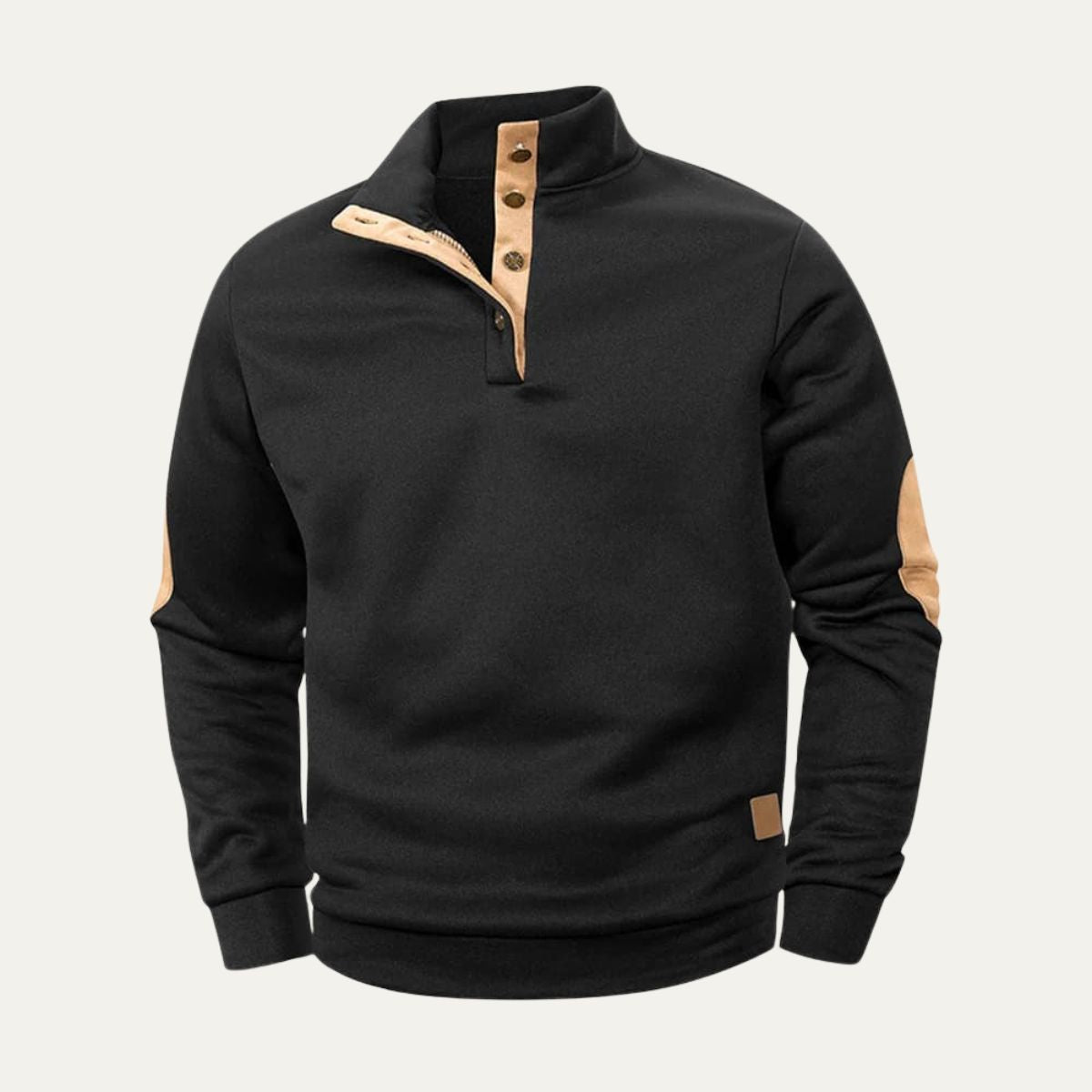 The Pantelleria Men’s Warm Quarter Button Fleece Jumper