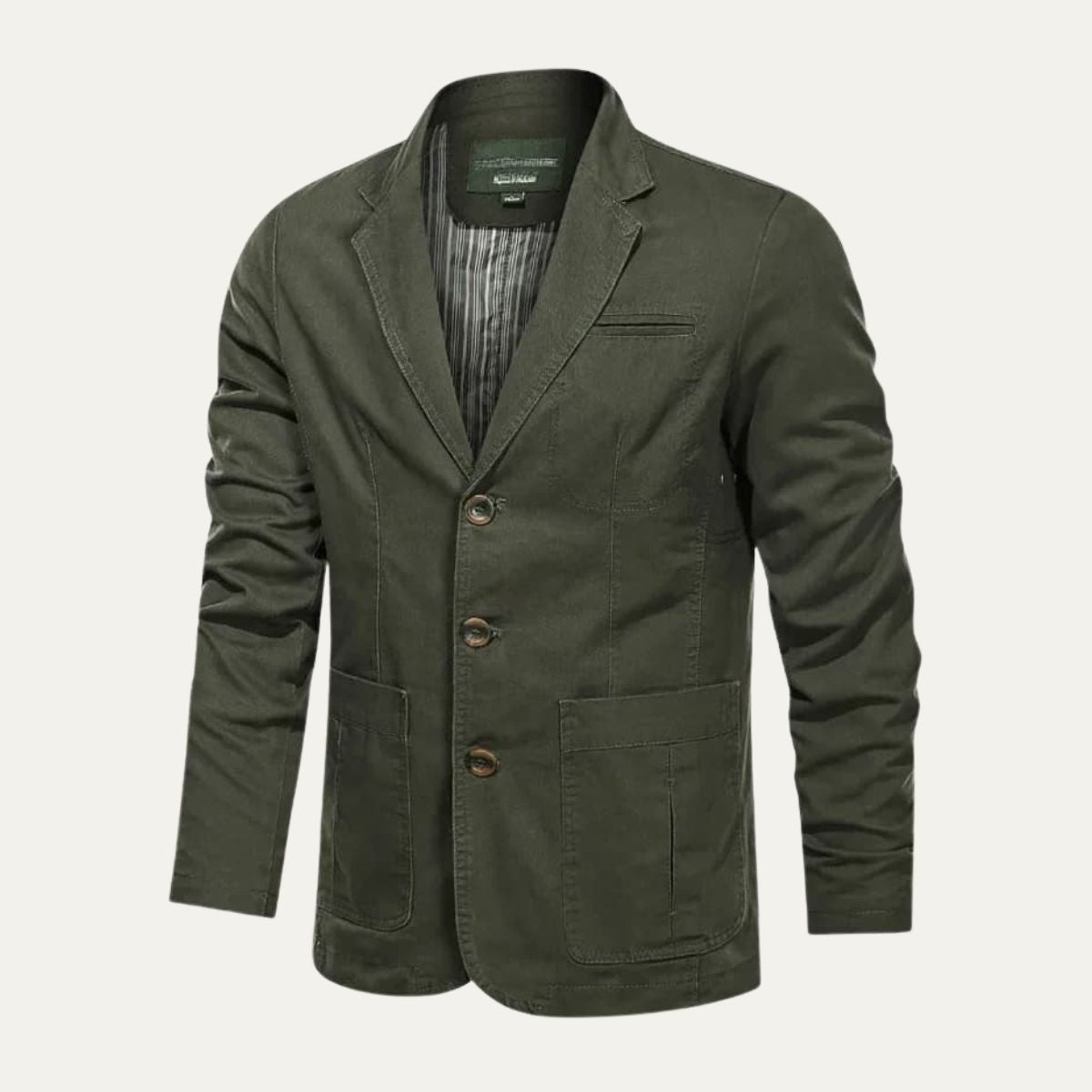 The Cherasco Men’s Trendy Lightweight Cotton Blazer