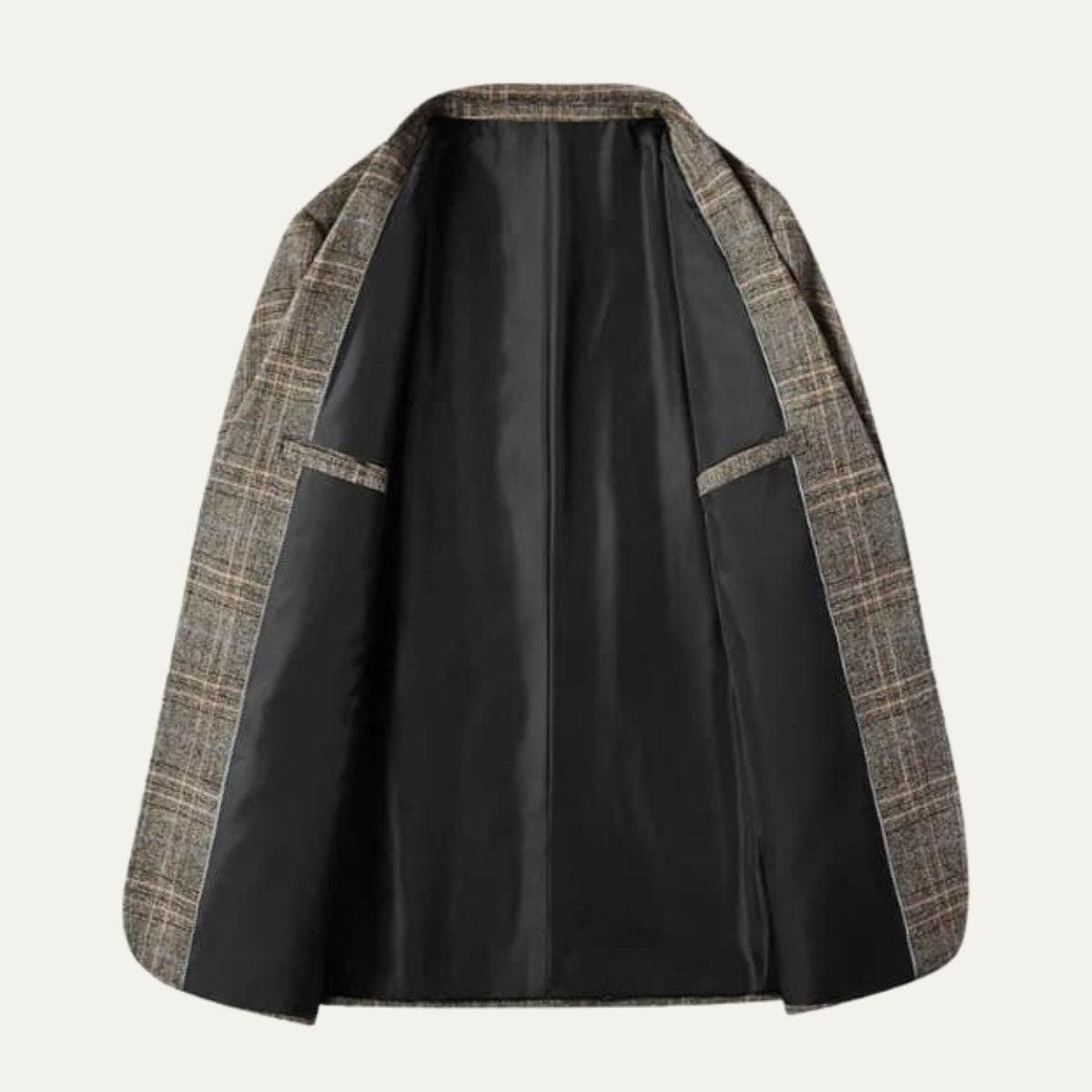 The Novara Men’s Classic Plaid Lightweight Blazer