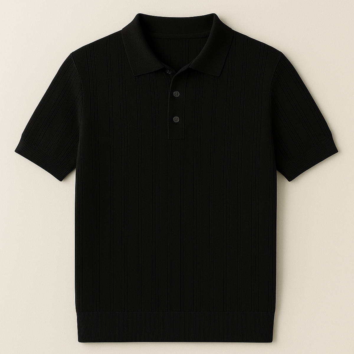 The Bormio Retro Knitted Polo for Men