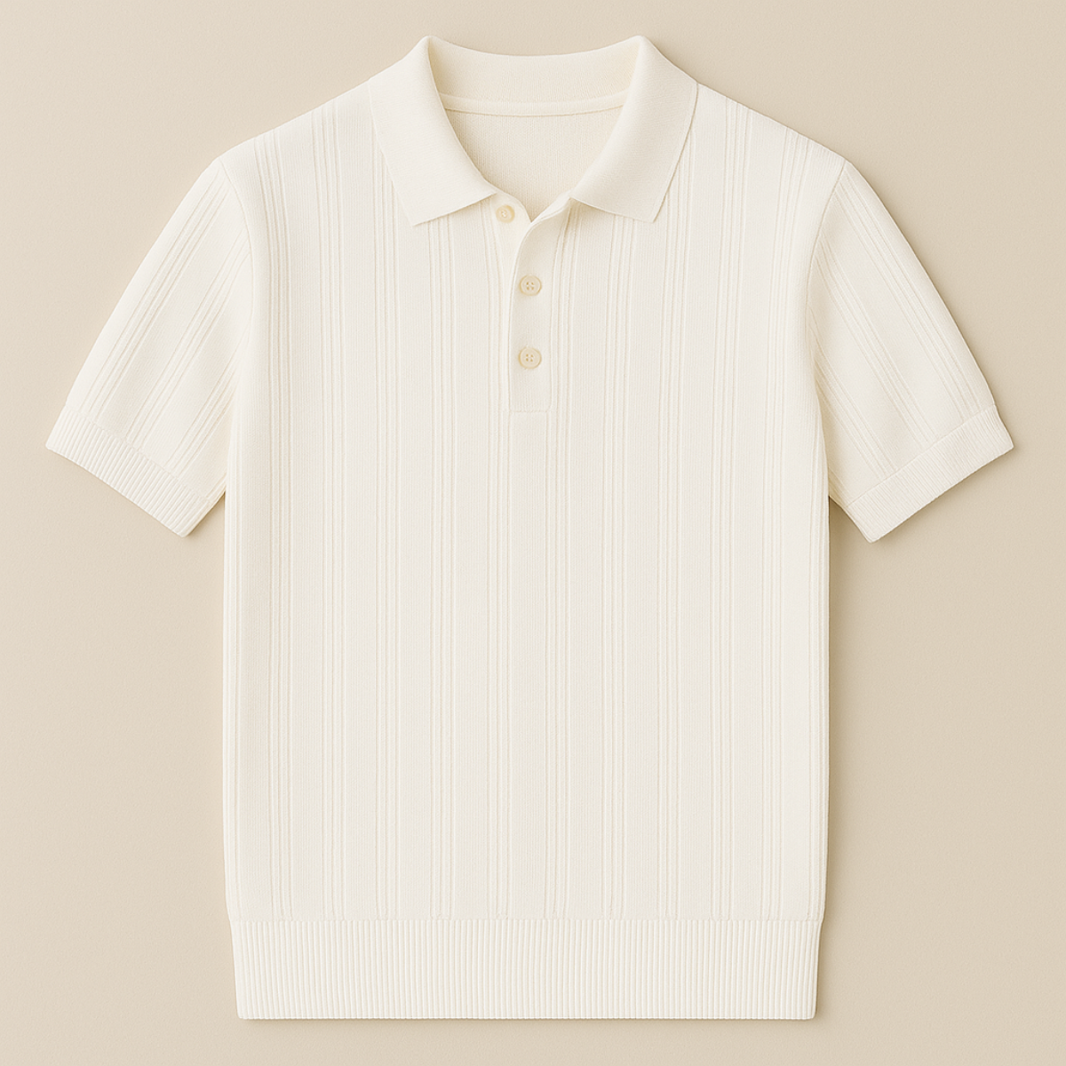 The Bormio Retro Knitted Polo for Men