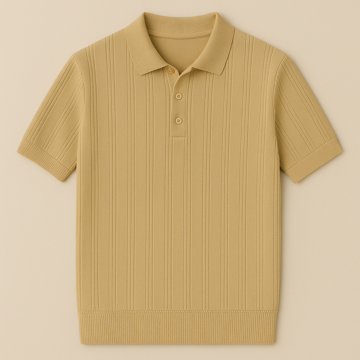 The Bormio Retro Knitted Polo for Men