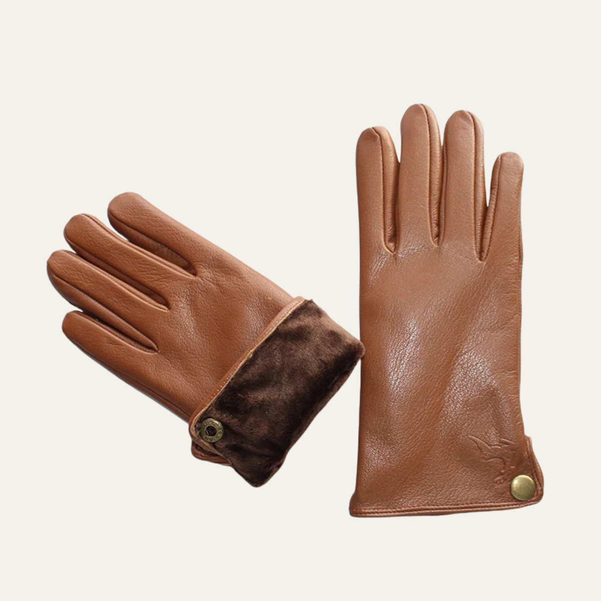 The Ravenshire Men's Velvet Lining Winter Gloves