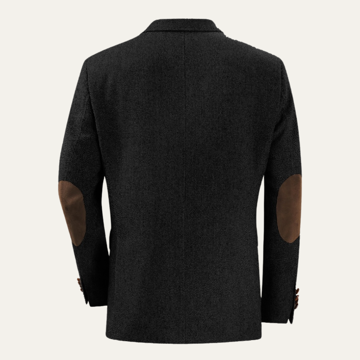 The Cagliari Men’s Elegant Tweed Blazer Jacket with Elbow Patches