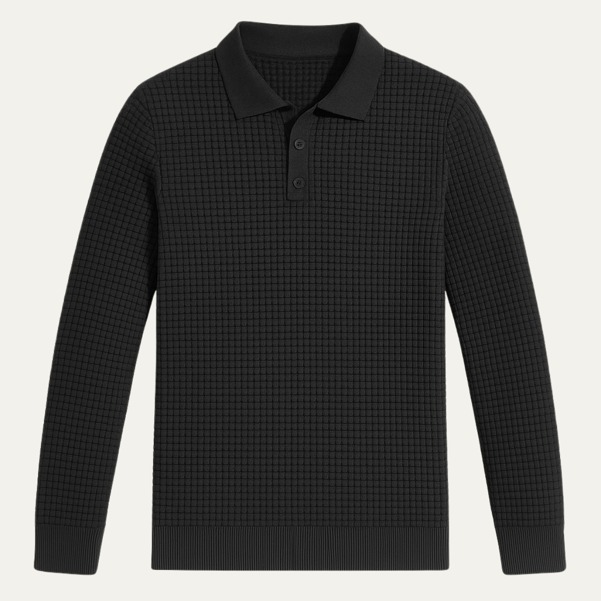 The Ravello Men&#39;s Textured Lightweight Knit Polo Shirt