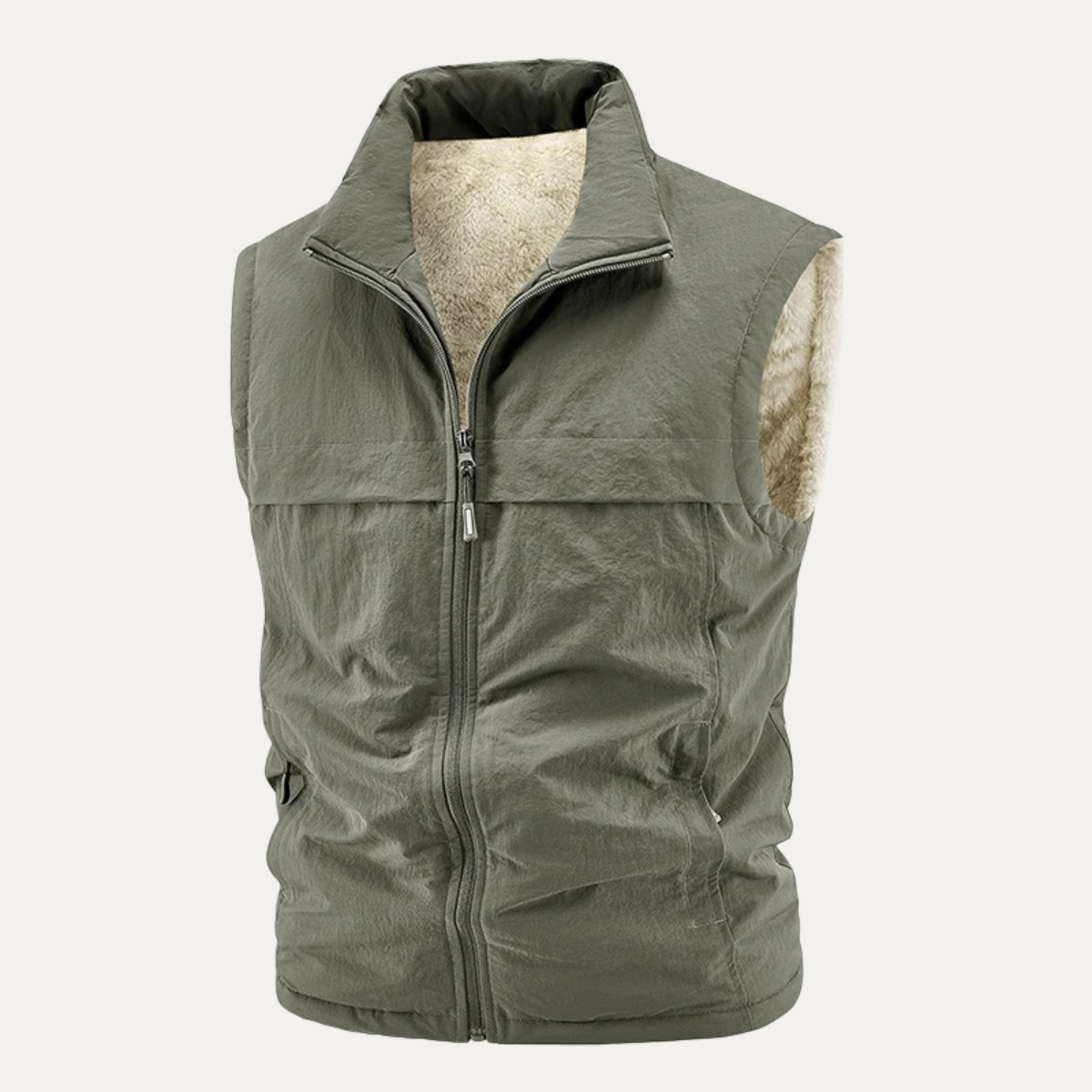 The Cetara Men’s Fleece Lined Waist Coats Thermal Winter Gilet