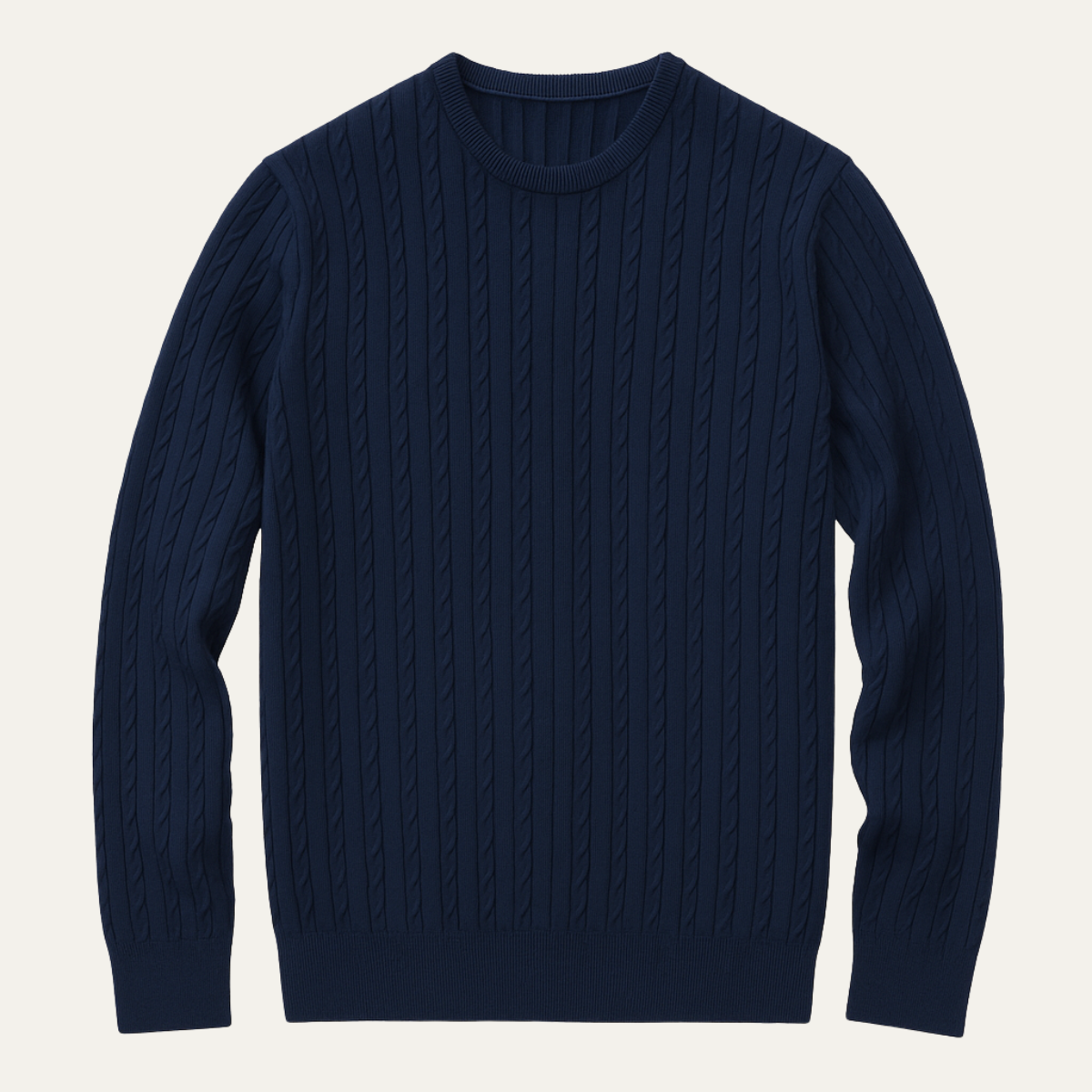The Fort William Men’s Lightweight Classic Cable Knit Jumper