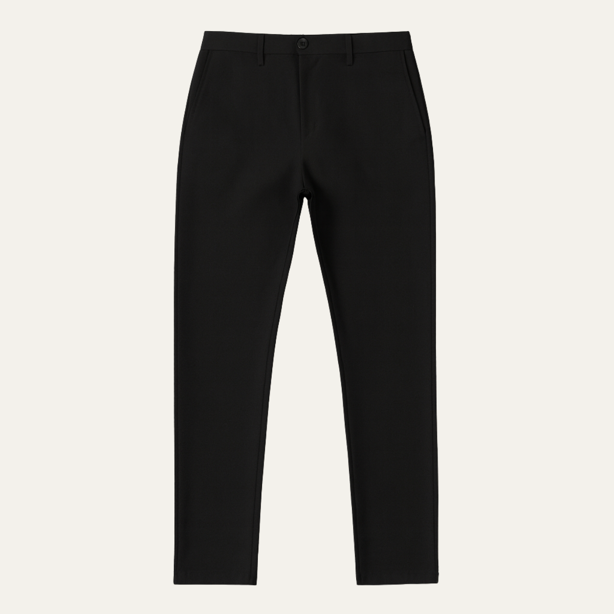 The Santorini Classic Chino Trousers For Men - Black