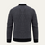 The Clapham Men's Embroidered Smart Knit Zip Cardigan