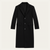 The Pembroke Men's Tailored Minimal Black Single Breasted Wool Coat