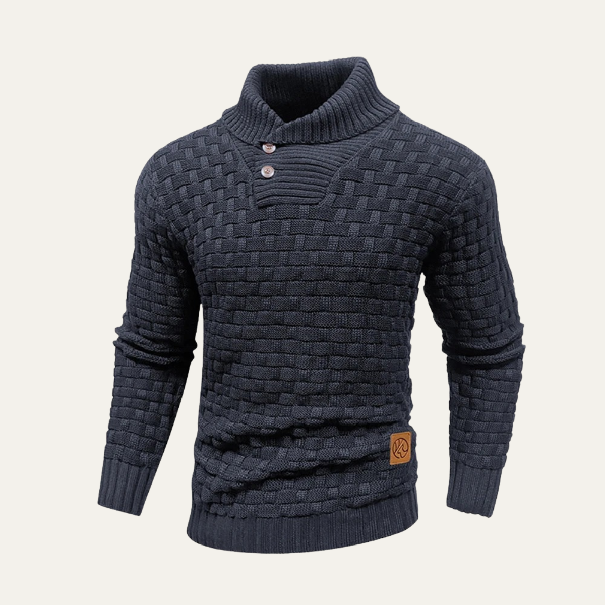 The Stirling Men's Textured Knit Winter Jumper