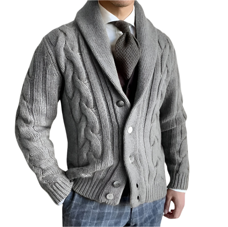 The Kensington Knitted Cardigan-The British Gentlemen