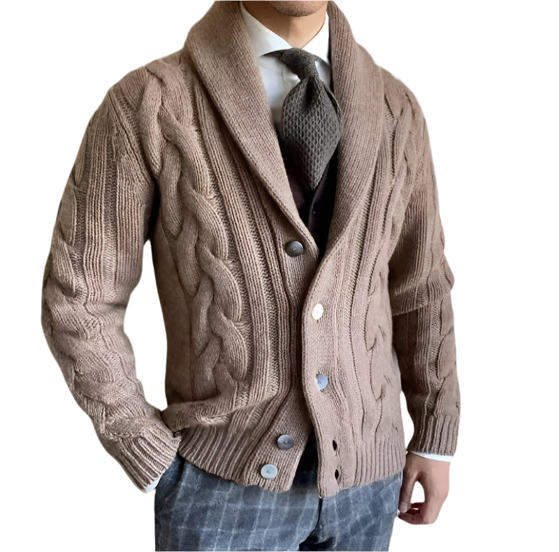 The Kensington Knitted Cardigan-The British Gentlemen
