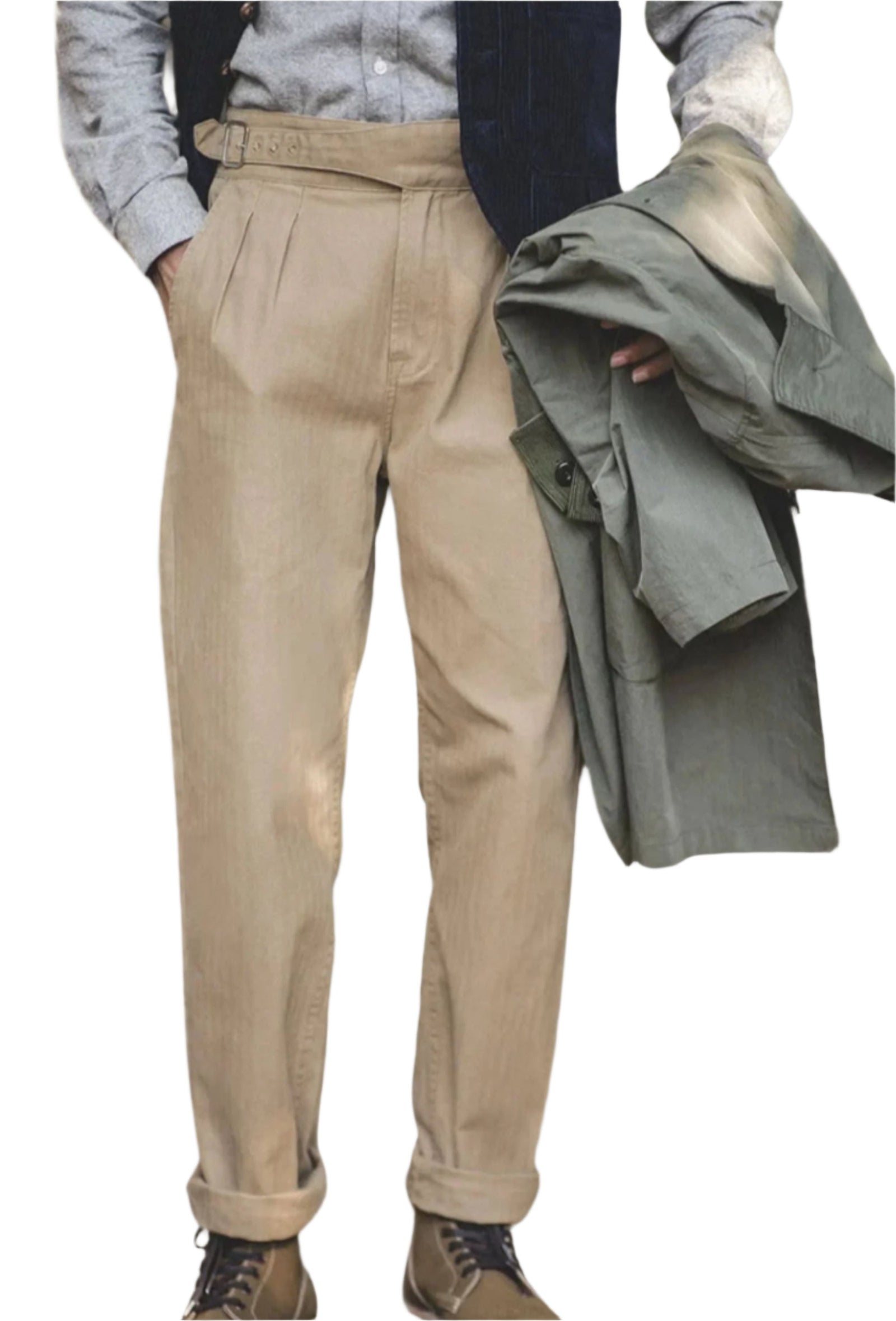 The Torino Vintage Cotton Pantalon-The British Gentlemen