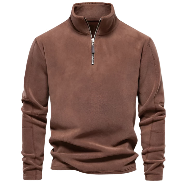 The St. Moritz Quarter Zip Jumper-The British Gentlemen