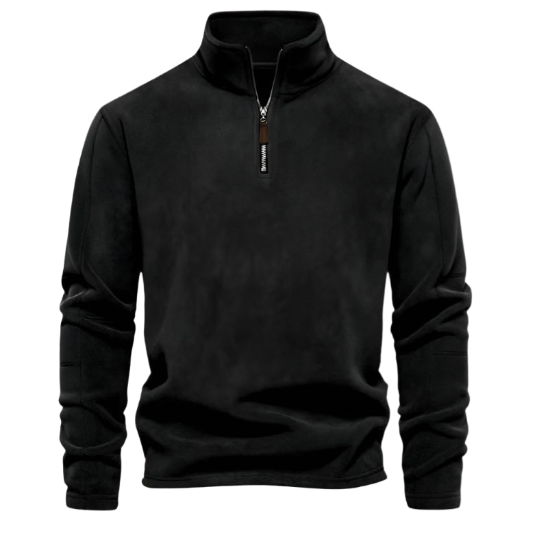 The St. Moritz Quarter Zip Jumper-The British Gentlemen