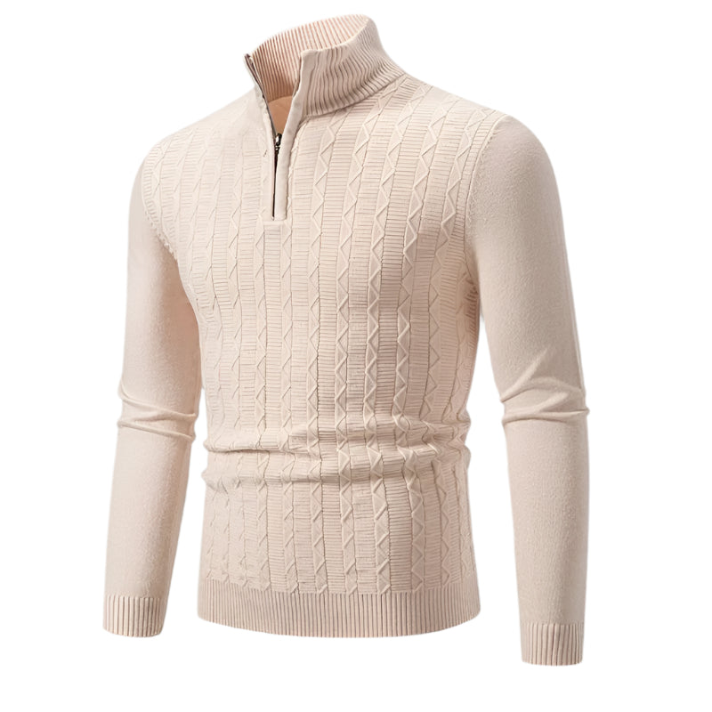 The Courchevel Half-Zip Jumper-The British Gentlemen