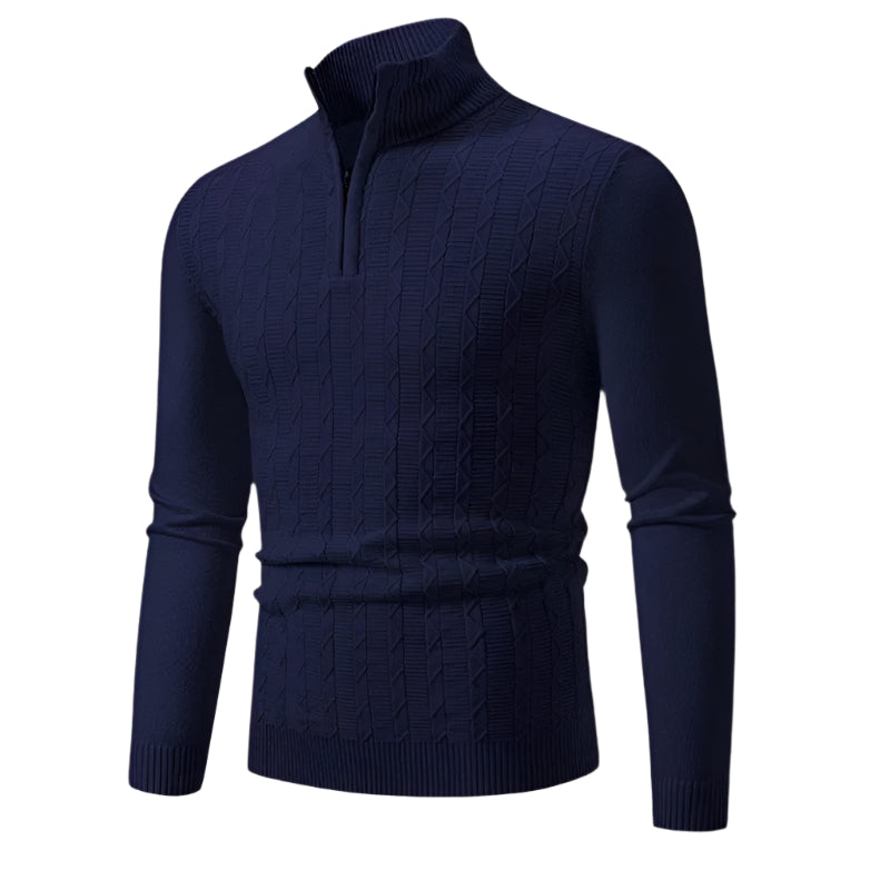The Courchevel Half-Zip Jumper-The British Gentlemen