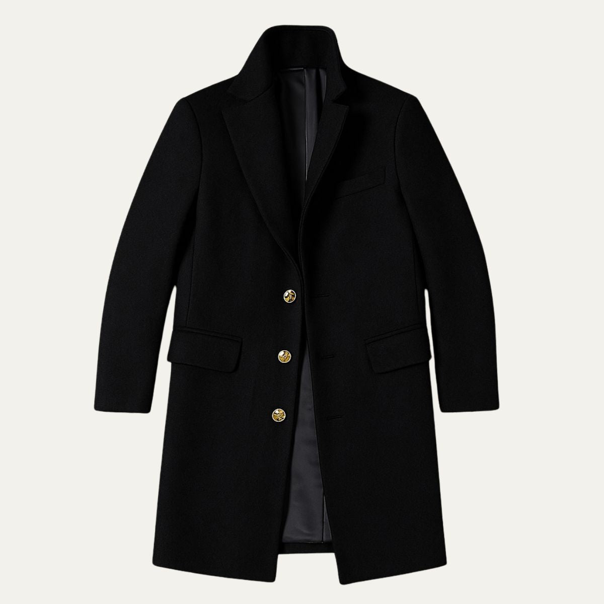 The Fitzroy Long Trench Coat For Men