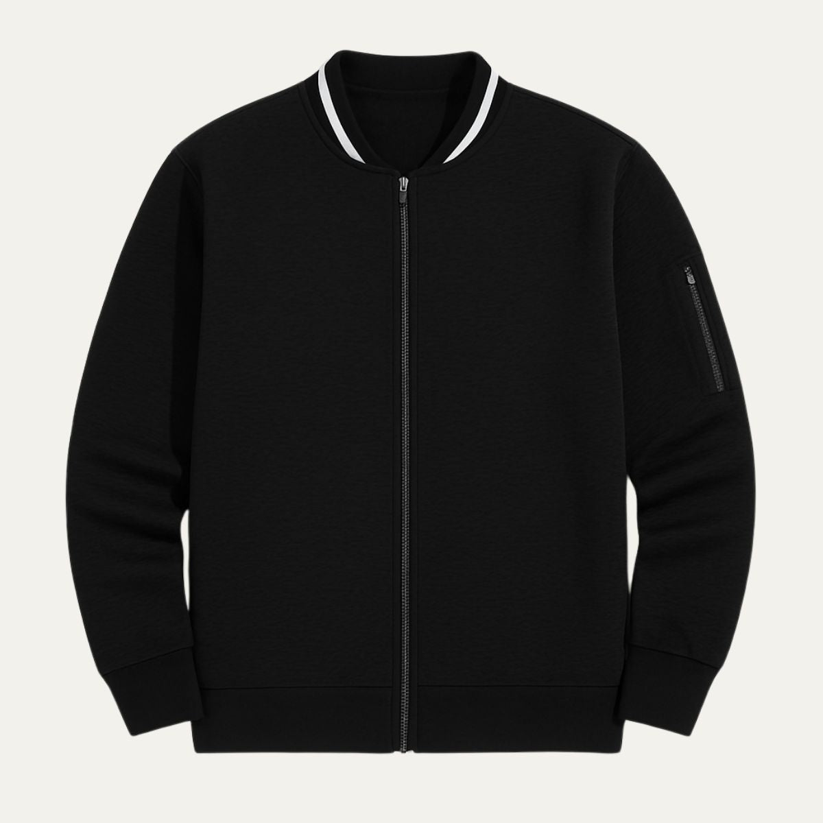 The Harrogate Elegant Zip-Up Cardigan